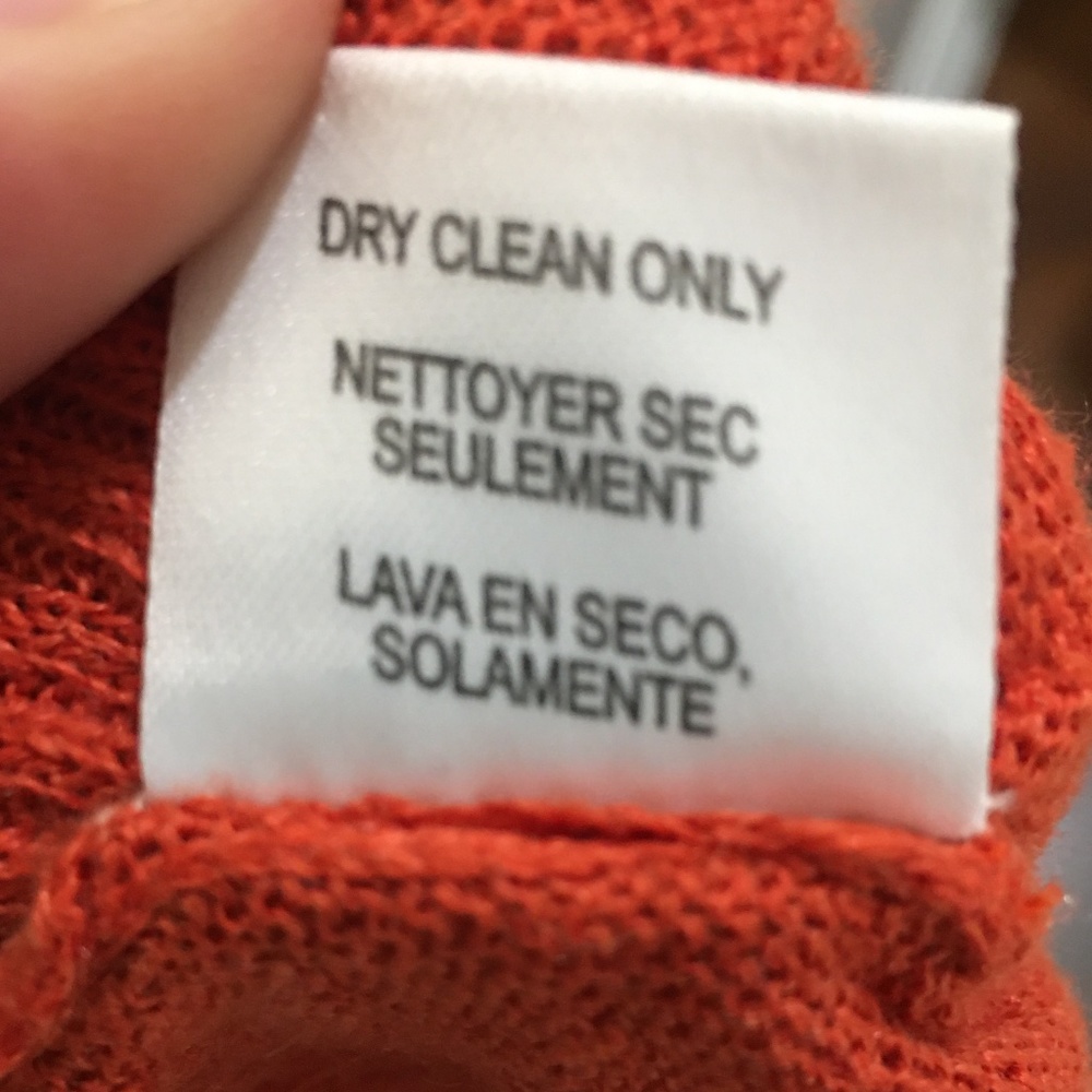 WORTH {M} Sweater Linen Burnt Orange - Picture 5 of 7